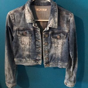 Mavi Jeans cropped jean jacket size small
